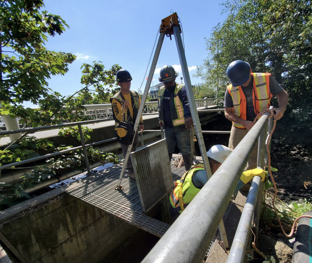 Confined space work procedure