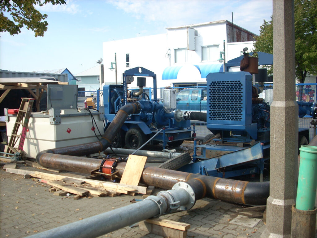 Sewer bypass pumping