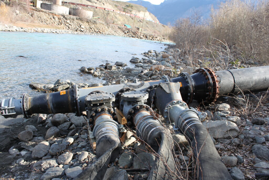 River diversion project