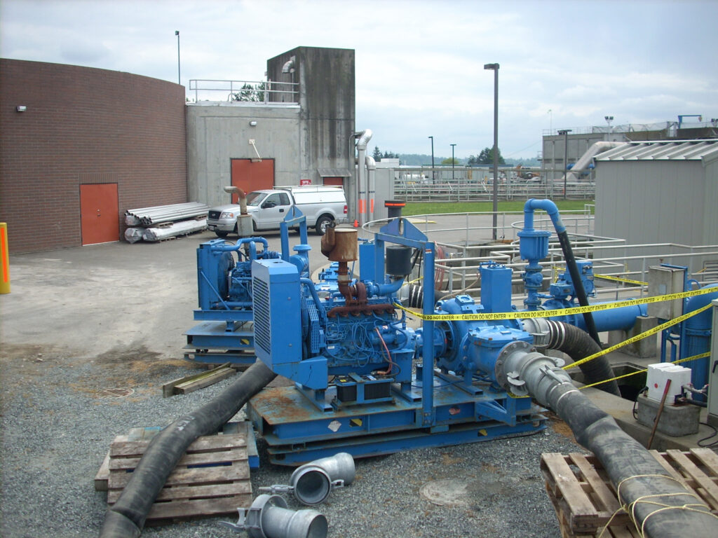 Sewer bypass pump